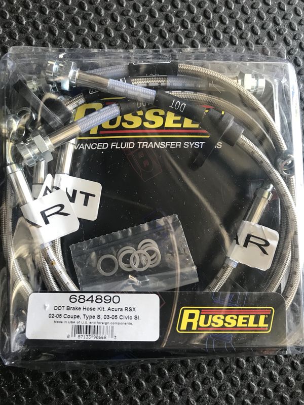 Russell Performance Brake Line Kit 02-06 Acura RSX Coupe Type S