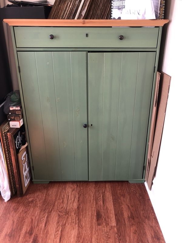 IKEA Hurdal Green Wood Linen for Sale in Queens, NY OfferUp
