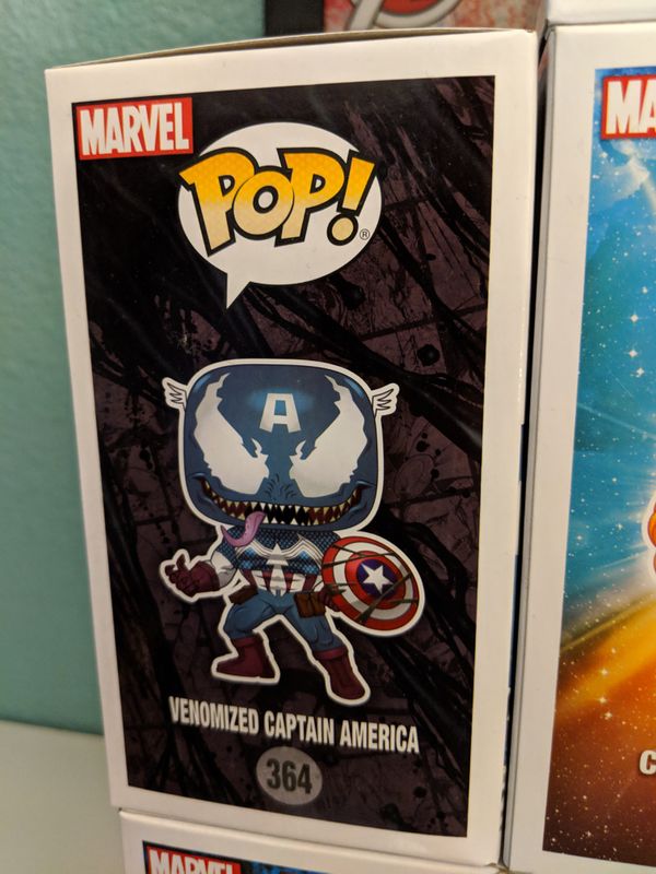 funko pop venomized captain america