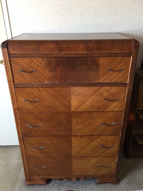 Mid Century Modern Art Deco WATERFALL 3Piece Bedroom Set for Sale in