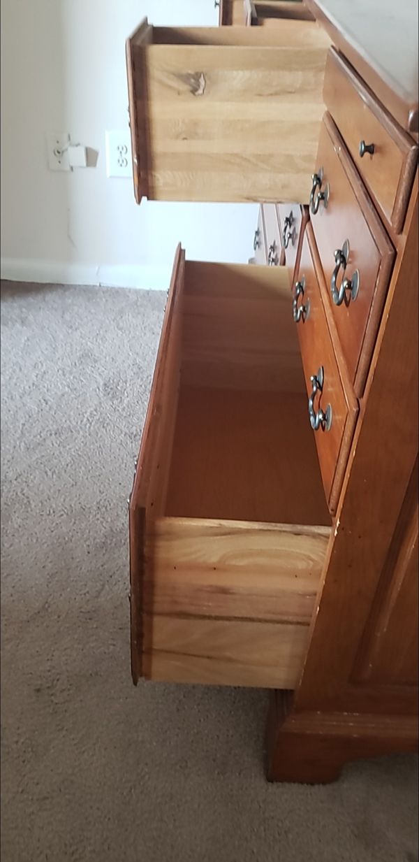 Keller Solid Oak Wood King Size 7 Piece Bedroom Set for Sale in