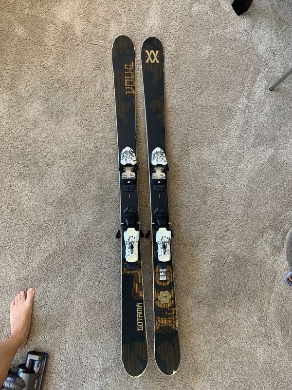 used twin tip skis