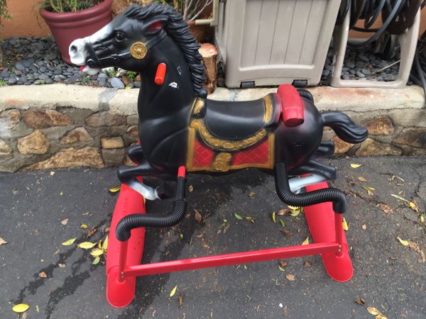 large bouncy horse