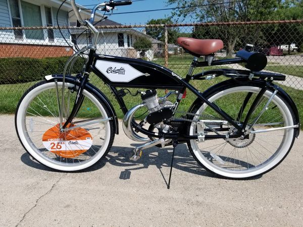 Brand New 26 inch Columbia 1937 80cc motorized bicycle for