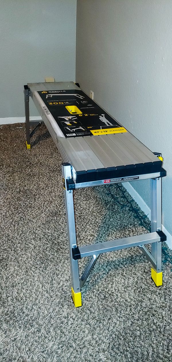 3 NEW Gorilla Ladder Bench 300LBS for Sale in Kent, WA OfferUp