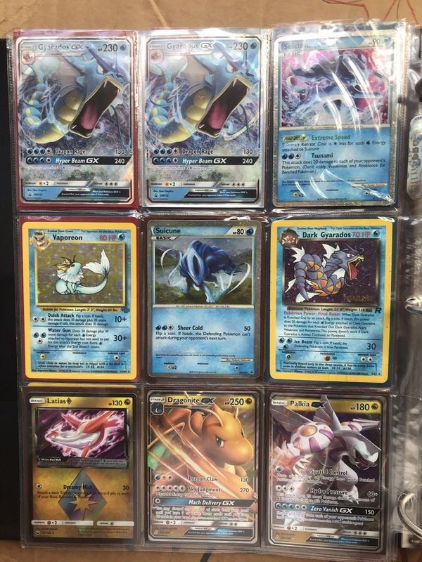 lots of pokemon cards secret rare ultra rare hyper rare GX