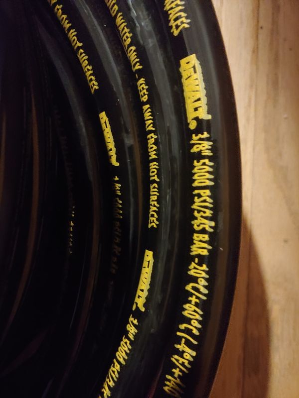 Dewalt 5000 psi pressure washer hose 50 ft 3/8 for Sale in Beaumont, CA