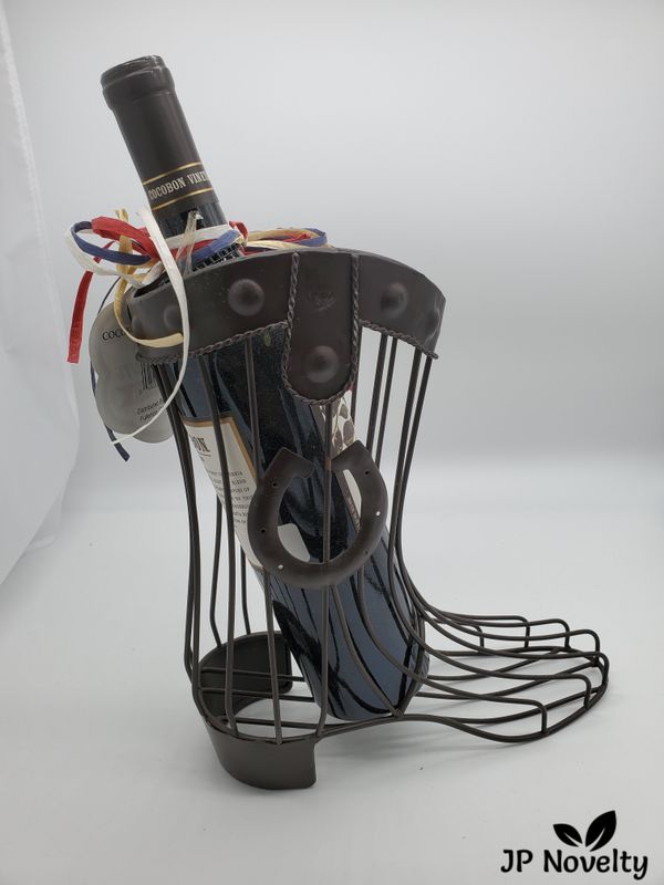 NEW Unique Premium Wine Gift Western Cowboy Boot Wine Cork/Bottle