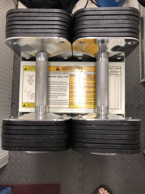 Hoist Adjustable Dumbbells + Rack for Sale in Schaumburg, IL OfferUp