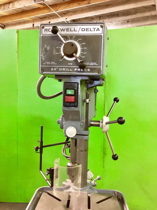 20" Rockwell Delta variable speed Drill Press for Sale in ...