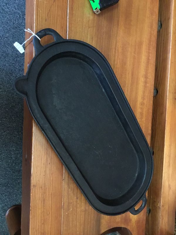 20” Cast Iron Fish Skillet for Sale in Lewisville, NC - OfferUp