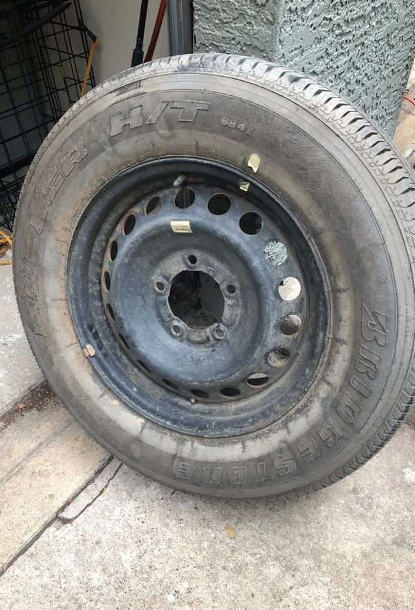 Spare new tire with rim from 2013 Toyota Tundra for Sale in Dickinson