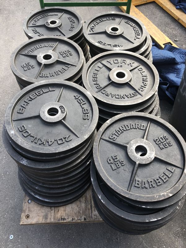 45lb weight plates gym weights for Sale in Miami, FL OfferUp