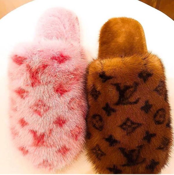 LV FUR SLIPPERS for Sale in Charlotte, NC - OfferUp