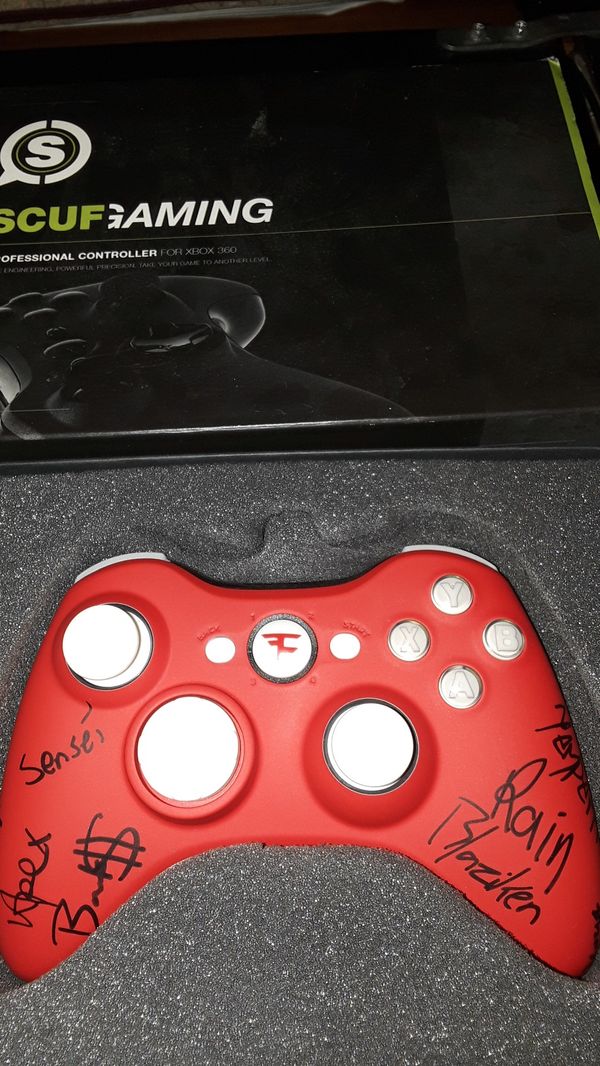 ScufGaming Xbox 360 Controller Signed by the Faze Clan for Sale in ...