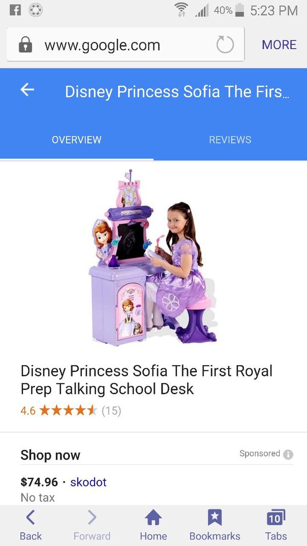 Sofia The First Chalkboard Vanity For Sale In Davenport Fl Offerup