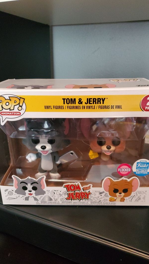 tom and jerry funko pop flocked