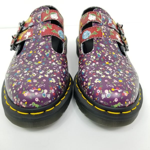 Dr. Martens Doc Martens Mary Jane Double Strap Floral Shoes.Womems size ...