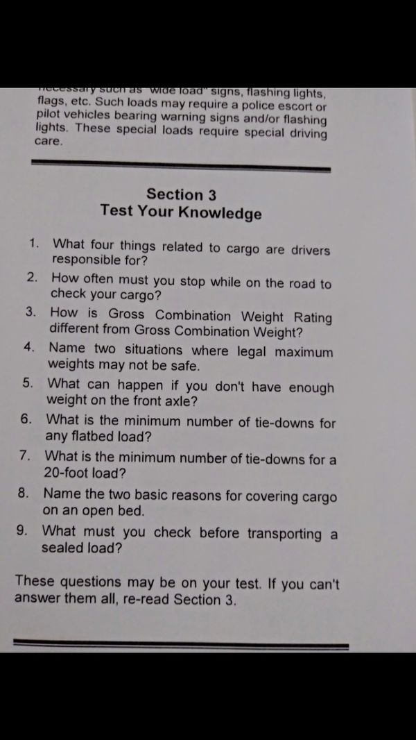 2019 Texas CDL Drivers Handbook ( 178 pages) for Sale in Humble, TX