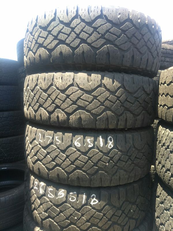 4 Goodyear AT LT 275/65R18 used tires for Sale in Santee, CA - OfferUp