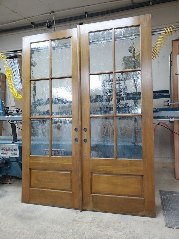 Exterior French doors 8ft tall 6 ft wide for Sale in Lake