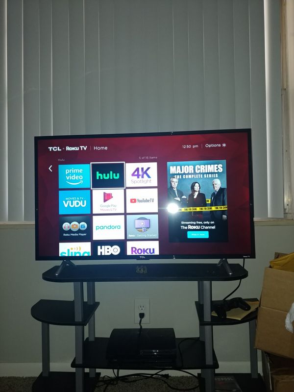 Tcl 43s205 43 inch roku smart tv 4k 120hz for Sale in Wichita, KS - OfferUp