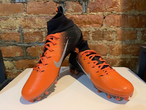 NEW Nike Vapor Untouchable Pro 3 Orange Football Cleats for Sale in ...