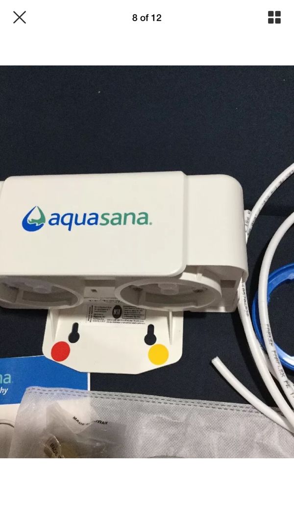 Aquasana AQ5200.56 2Stage Under Sink Water Filter System with Chrome