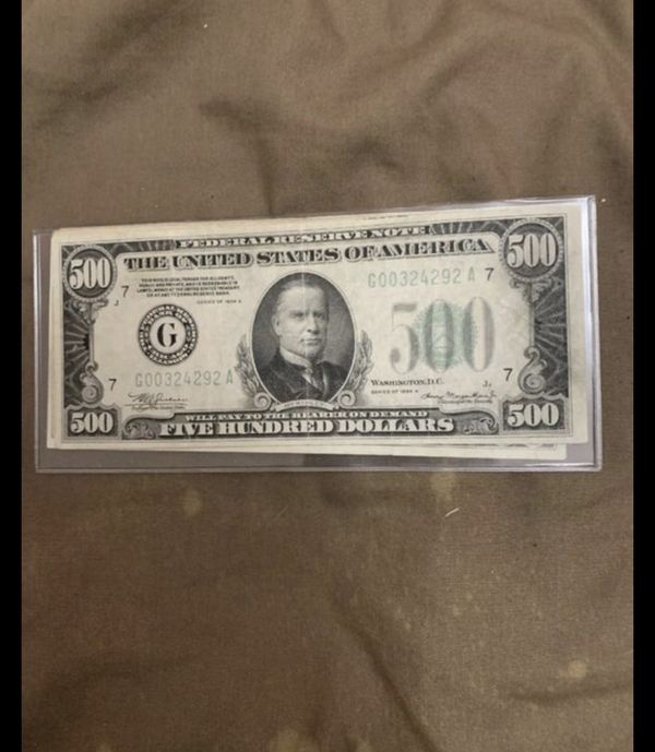 1934 A rare 500 dollar note/bill for Sale in Kapolei, HI - OfferUp