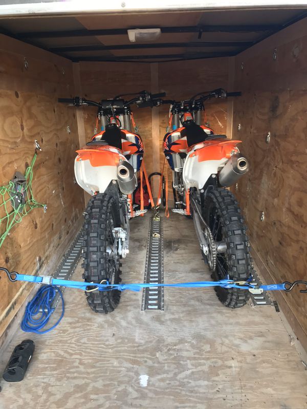 2 KTM dirt bikes and Trailer for Sale in Oldsmar, FL OfferUp