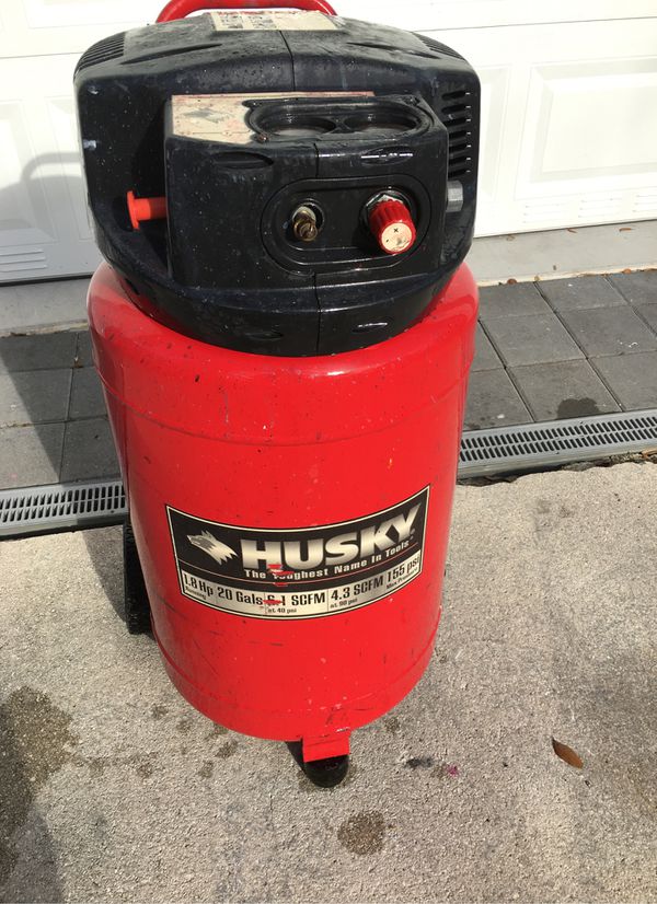 husky air compressor 4 gallon 155 psi