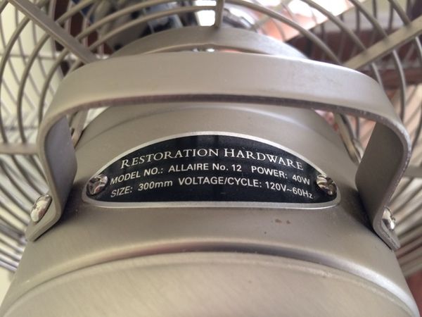 Rh Allaire 12 Telescoping Floor Fan For Sale In Alpharetta Ga