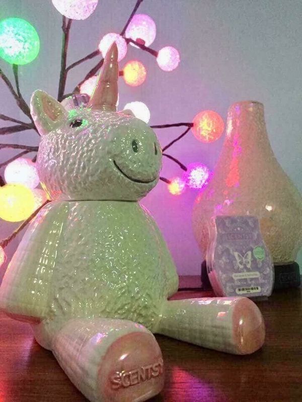 scentsy blue unicorn