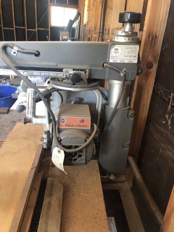 Black & Decker/DeWalt Radial Arm Saw for Sale in Redlands, CA - OfferUp