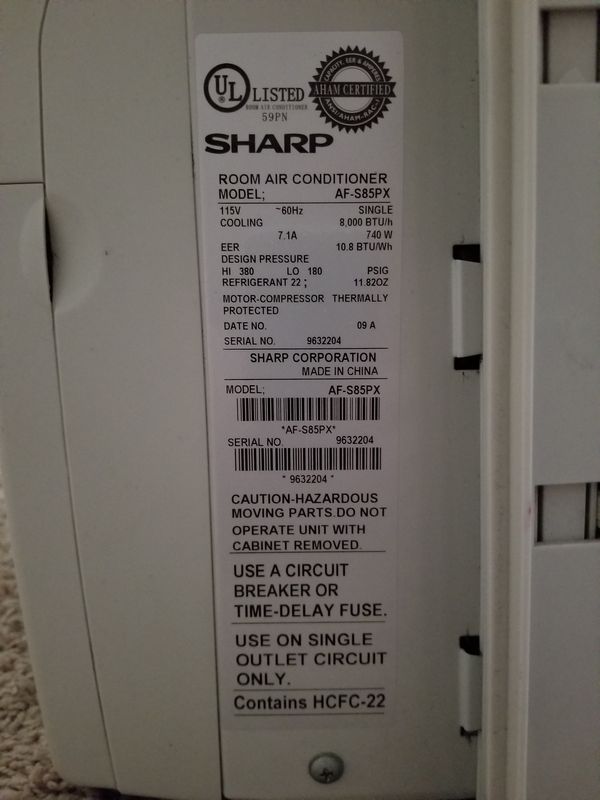 Sharp Comfort Touch Digital Air Conditioner Unit For Sale In Kent