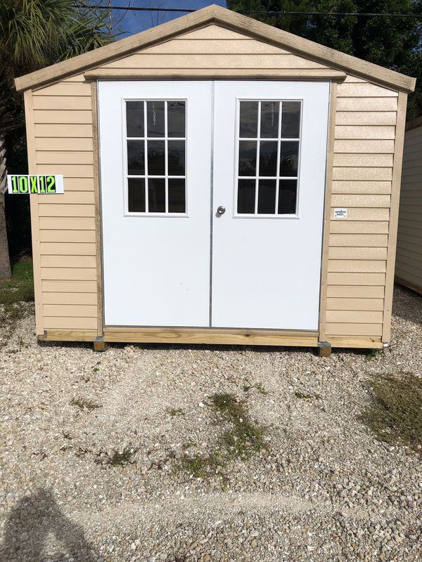 new 10x12 shed for sale in fort myers, fl - offerup