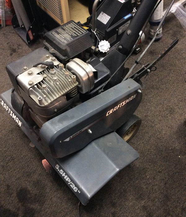 Craftsman Rototiller 5.5 hp 26 inch walk behind Rototiller inventory
