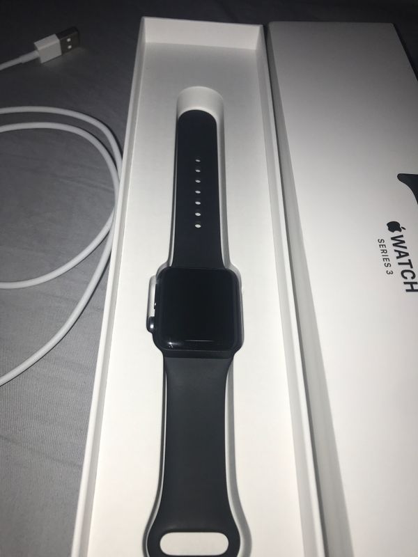 apple watch series 3 black 38mm