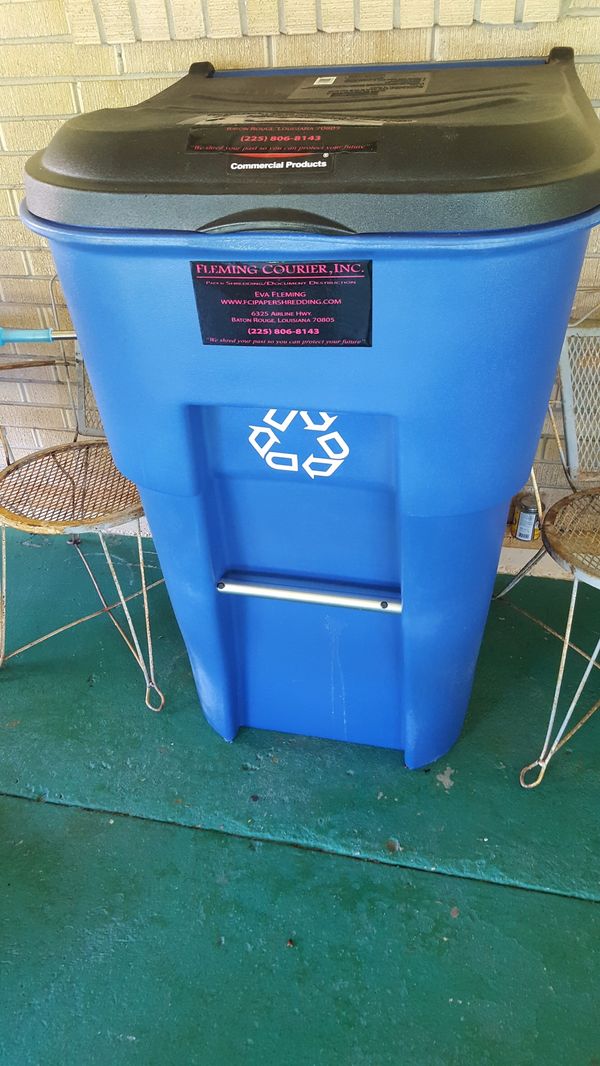 Shredding Bin 95 gallon for Sale in Baton Rouge, LA OfferUp