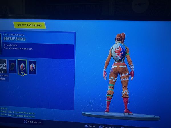 fortnite account ginger gunner royale knight blue squire get down and mako - royal knight fortnite