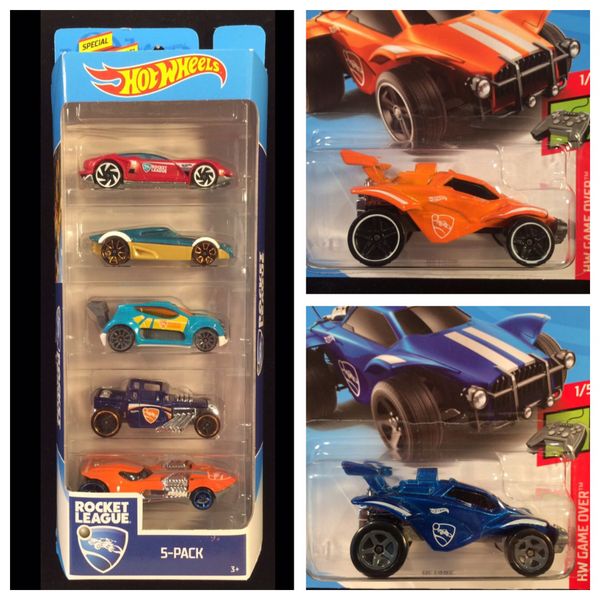 rocket league hotwheels cars