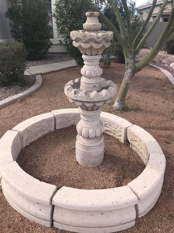 Authentic Cantera Stone water fountain for Sale in Litchfield Park, AZ