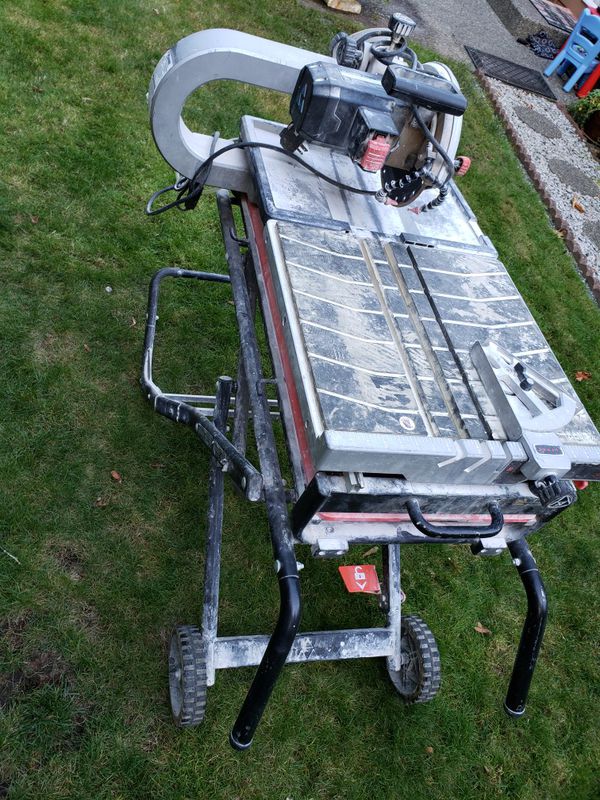Beast 10" Wet Tile Saw Kit with Stand for Sale in Everett, WA - OfferUp