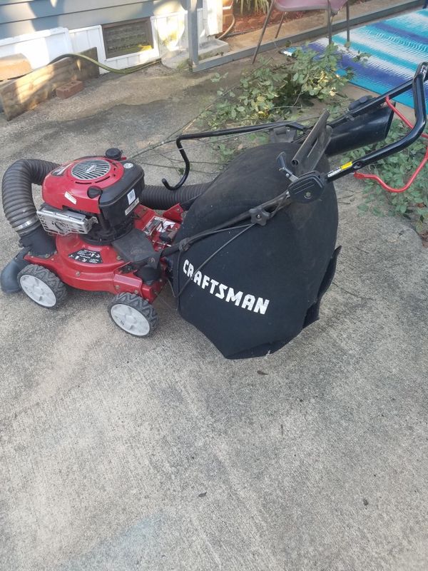 Craftsman 4 in 1 self propelled leaf vacuum, chipper, shredder, blower