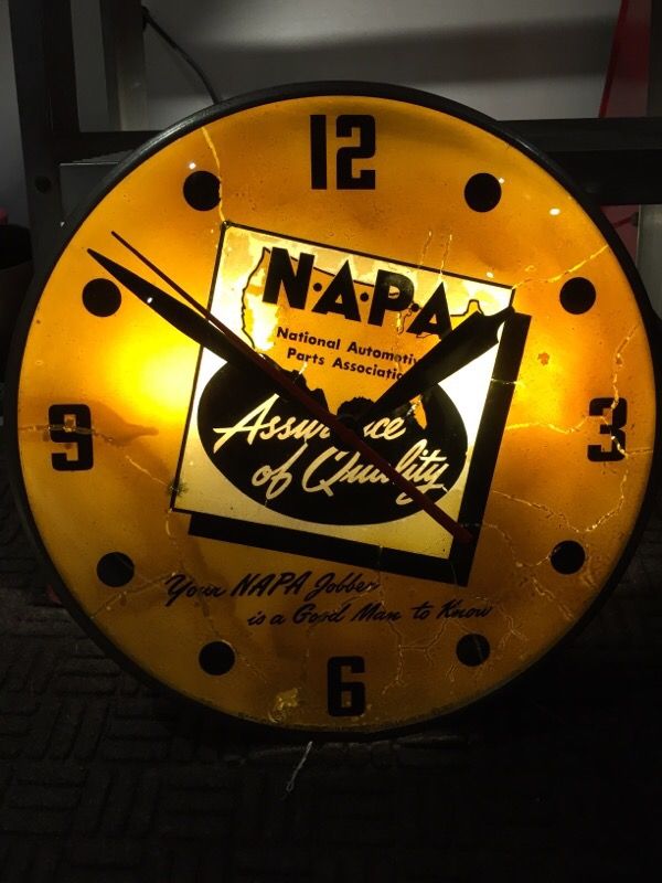 Original Napa Auto Pam Advertising Clock for Sale in Park Ridge, IL
