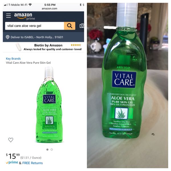 Vital Care Aloe Vera Pure Skin Gel for Sale in Los Angeles, CA - OfferUp