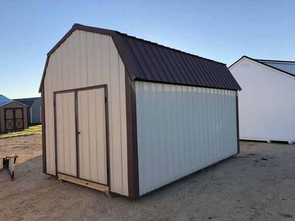 10x16 metal lofted barn-shed-storage shed for sale in fort