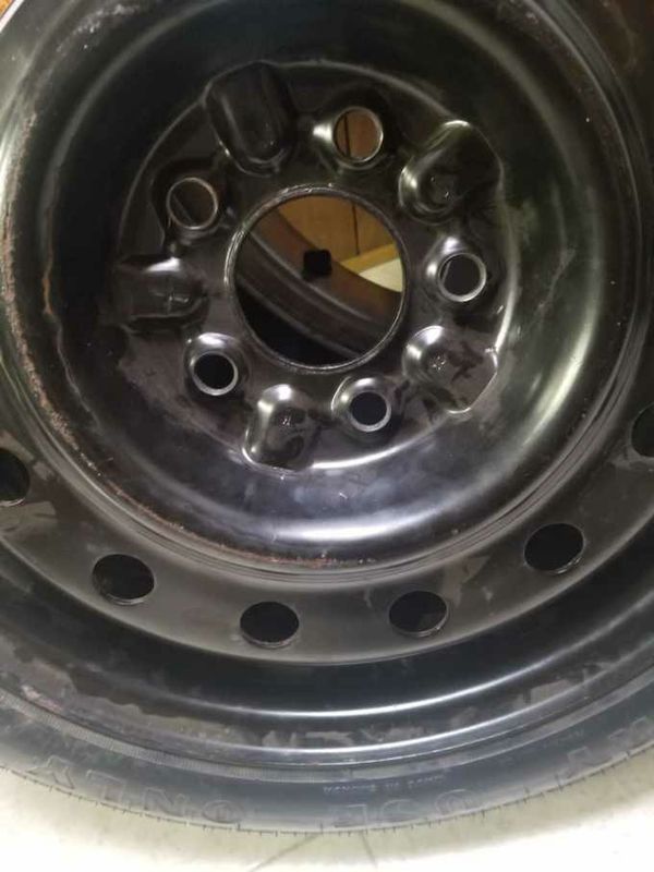 Donut spare and regular tire with rim for Sale in Tucson, AZ - OfferUp