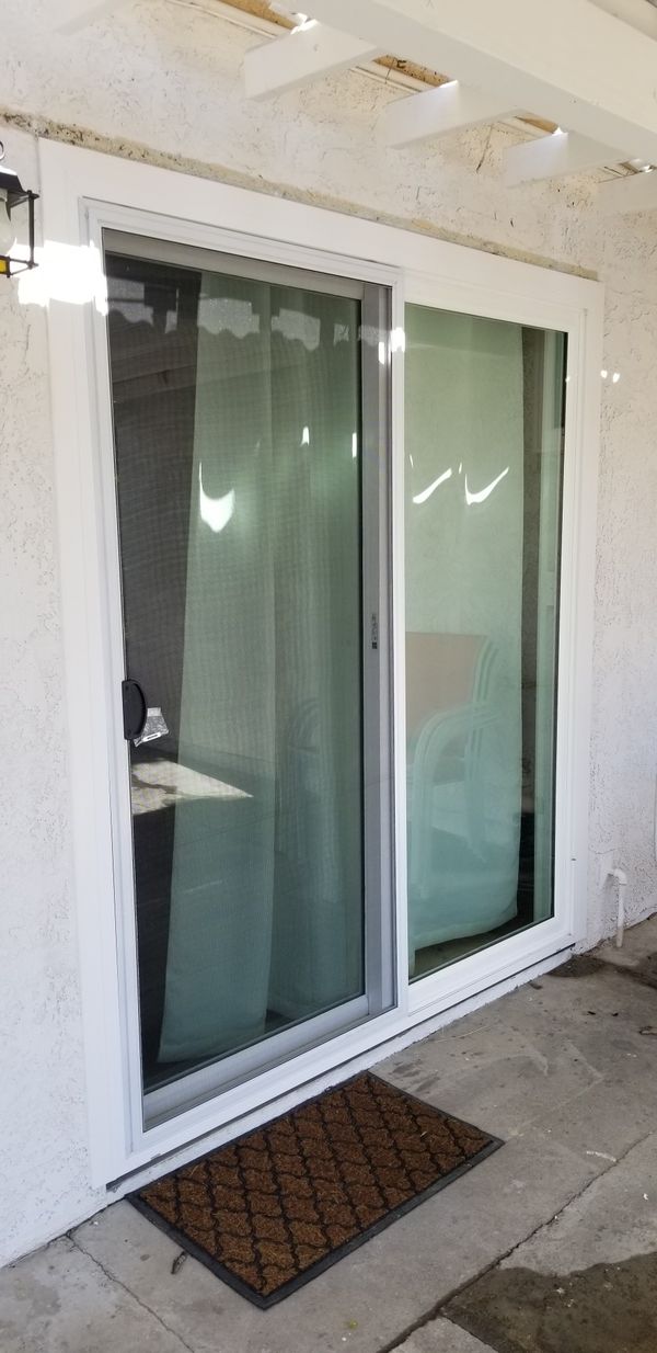 Patio Door 2 Panel Sliding Glass Retrofit or New Construction Brand