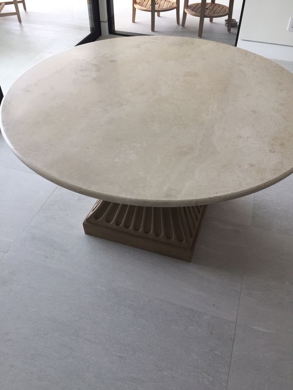 Kreiss Travertine Dining Table for Sale in Scottsdale, AZ OfferUp